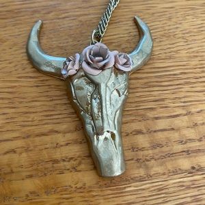 Longhorn Skull Necklace